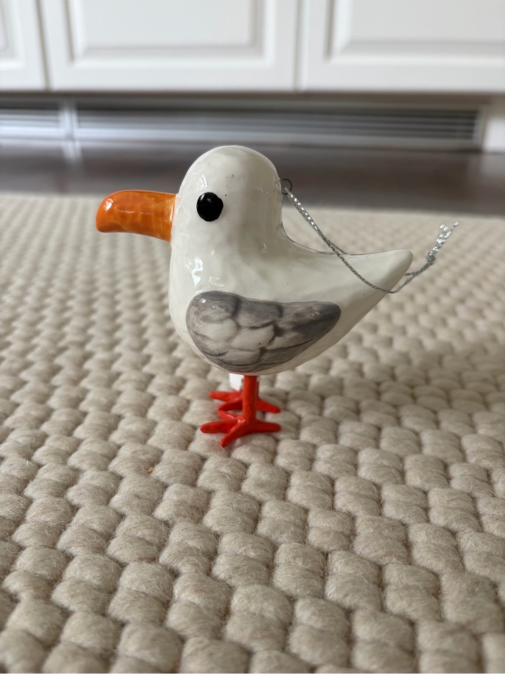 NWT White Bird Christmas Ornament